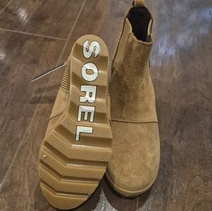 Sorel Brown Suede Chelsea Boots